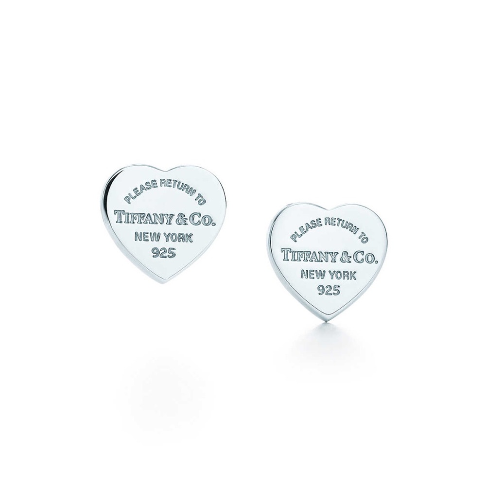 Return to Tiffany mini heart tag earrings